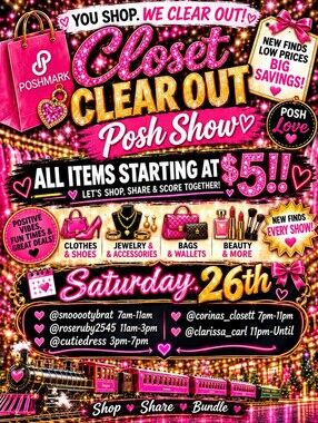 SUPER SALE SHARE SHOW ( THE ULTIMATE CLOSET CLEAROUT DEALS)